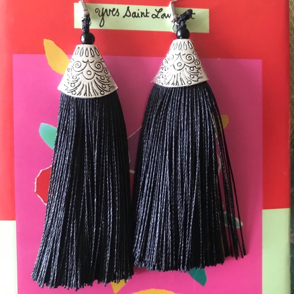 Beautiful New Long Tassel Earrings - Picture 2 of 3